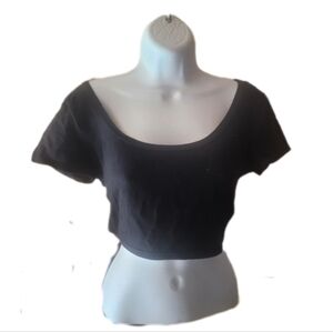 Criss cross crop top